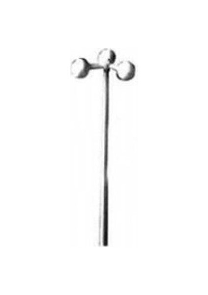 640031 1/100 Ölçek, 3 Fanuslu Lamba -Beyaz -60 Mm-10 Adet