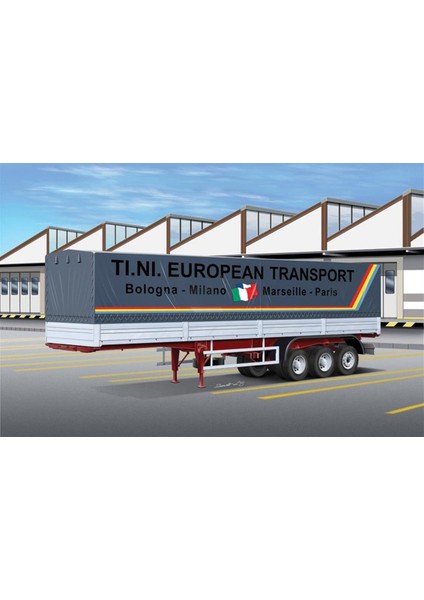 3908S 1/24 Ölçek, Canvas 40FT (Classic) Tır Dorsesi, Plastik Model Kiti fiyatları