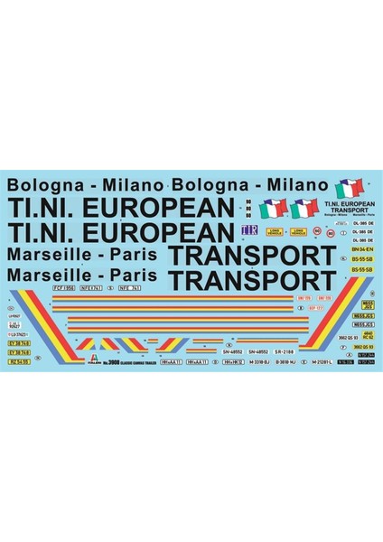 3908S 1/24 Ölçek, Canvas 40FT (Classic) Tır Dorsesi, Plastik Model Kiti modelleri