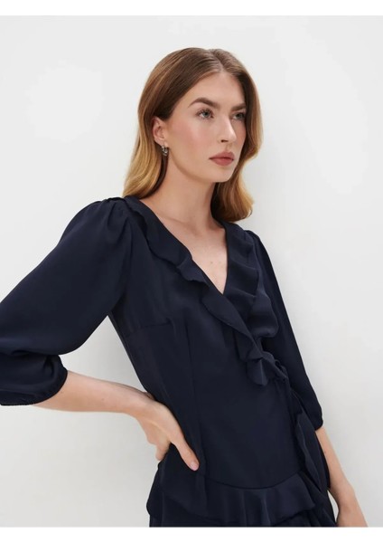 Ranum V-Yaka Mini Boy Regular Fit Lacivert Renk Elbise fiyatları