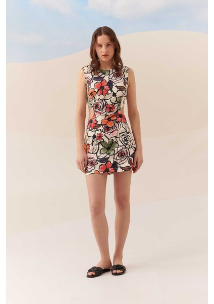 Beli Açık Mini Elbise Standart Renk Y2311039_089 indirimleri