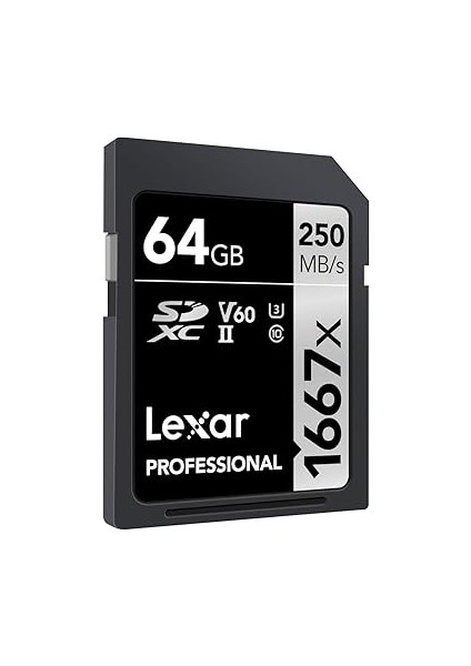 Professional 64 GB 1667X Sdxc Hafıza Kartı (250MB/S-80MB/S) fiyatları