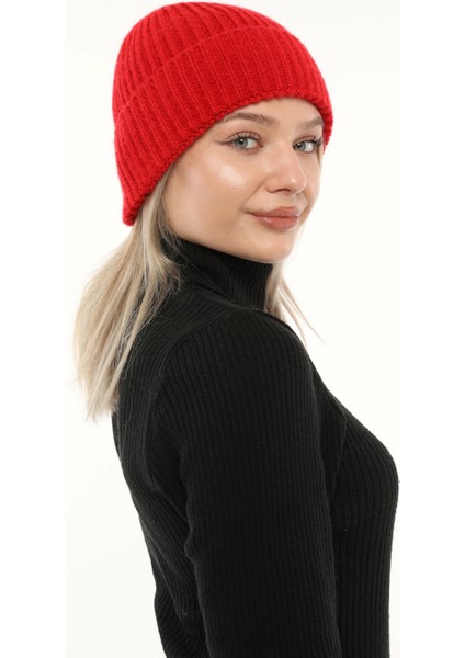 Yünlü Kışlık Unisex Fitilli Bere modelleri