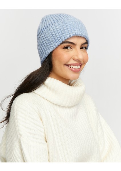Yünlü Kışlık Unisex Fitilli Bere modelleri