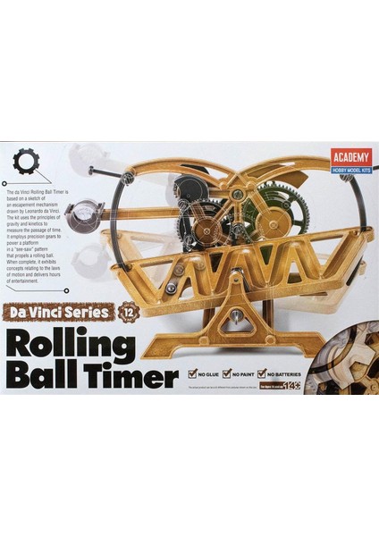 18174 Da Vinci Toplu Saat Tasarımı, Plastik Model Kiti