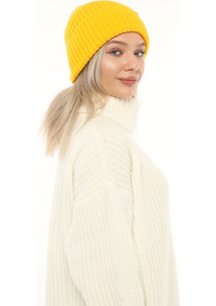 Yünlü Kışlık Unisex Fitilli Bere modelleri