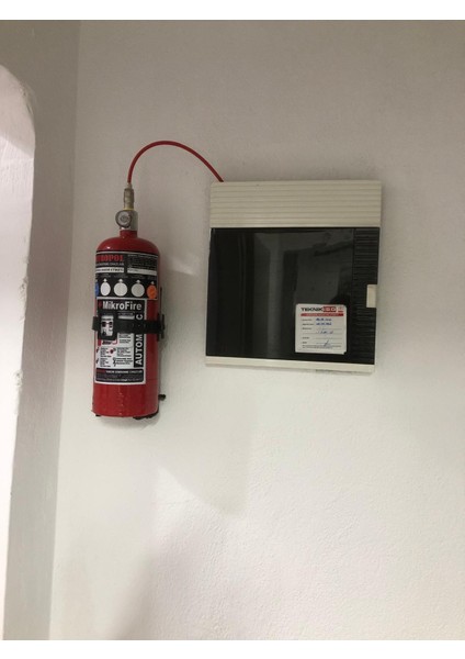 Metropol 2 kg Hfc Gazlı 1 Set Eletirik Pano Söndürme Sistemi 4 Yıl Garanti