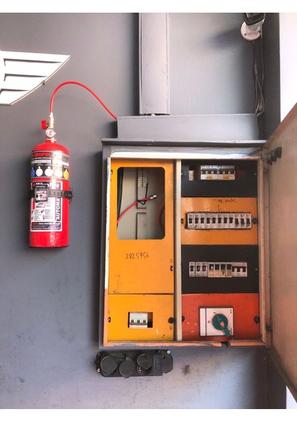 Metropol 2 kg Hfc Gazlı 1 Set Eletirik Pano Söndürme Sistemi 4 Yıl Garanti modelleri