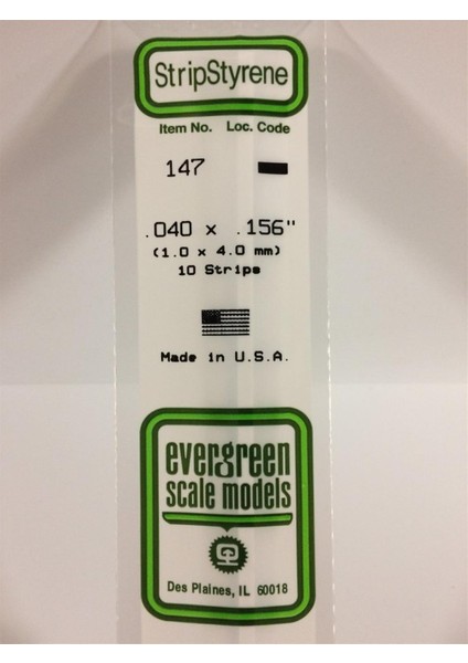 147 1,00*4,00*355 mm Köşeli Çubuk-10 Adet -Beyaz