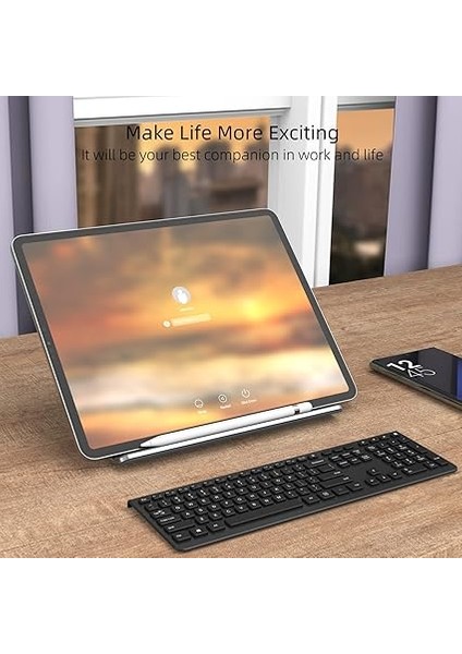 Tablet Standı Katlanabilir ve Ayarlanabilir, Alüminyum Alaşımlı Masaüstü Tutucu Çizim Standları iPad 7 - 12.9 Için Dock, Katlanabilir Cep Telefonları, Yüzeyler Vb. (Gümüş) fiyatları