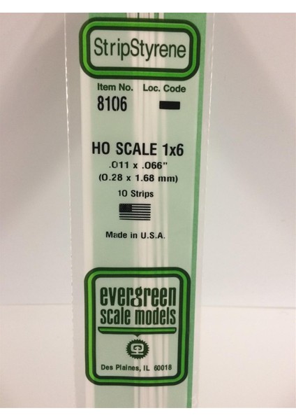 8106 Plastik ÇITA-355MM BOY-0,28X1,68MM-10 Adet -B