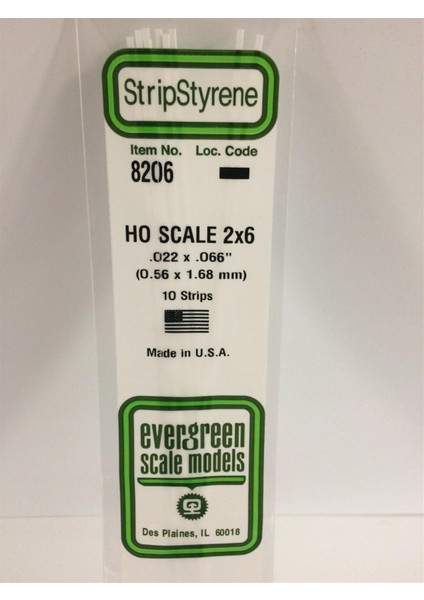 8206 Plastik ÇITA-355MM BOY-0,56X1,68MM-10 Adet -B