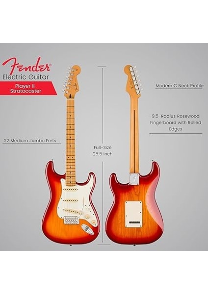 Iı Stratocaster Mn Aged Cherry Burst modelleri