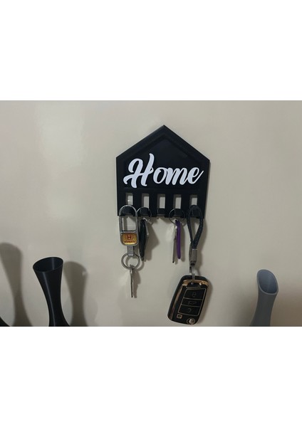Anahtarlık Askısı Yapışkanlı Dekoratif Pleksi Organizer Anahtar Düzenleyici Home Yazılı Ev Şeklinde fiyatları