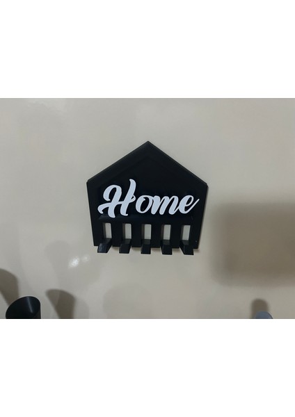 Anahtarlık Askısı Yapışkanlı Dekoratif Pleksi Organizer Anahtar Düzenleyici Home Yazılı Ev Şeklinde fırsatları