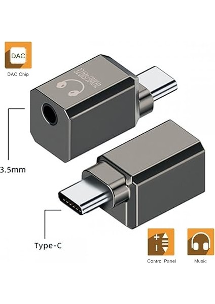 Ses Adaptörü Tip C Usb-C Dac 3.5mm Hifi Ses Aux ve Mıc Ses Kartı 384KHZ 32BIT Adaptör KT02H20 Uyumlu Omtp Ctıa Dizüstü Tablet Telefon ile fiyatları