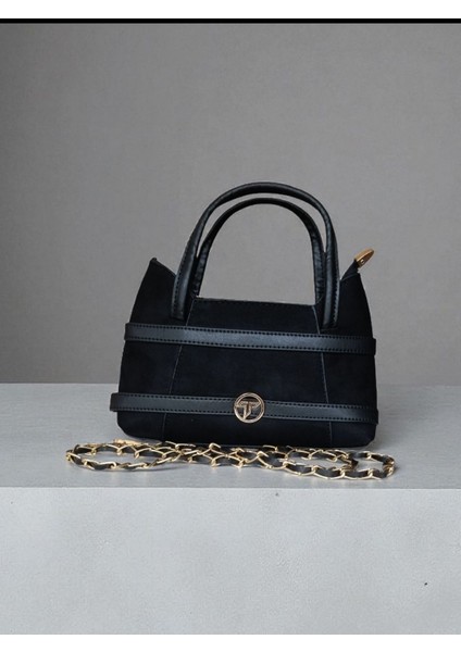 Siyah El ve Omuz Çantası