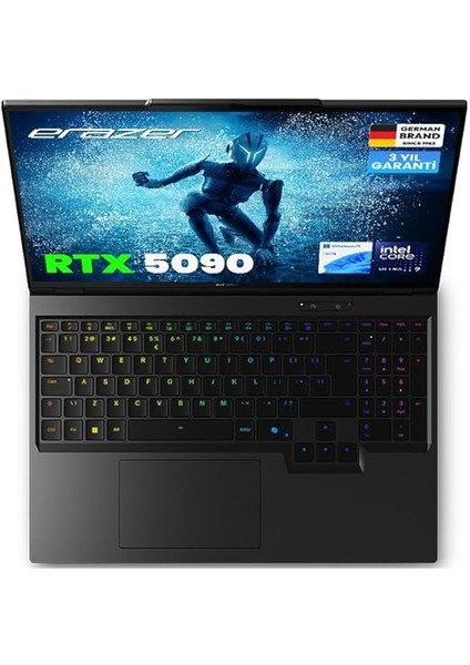 Beast 16 X1 MD62732 Intel Ultra 9 275HX 32GB Ram 2tb SSD RTX5090 16" 300Hz Qhd+ Miniled W11H Oyuncu Laptop fırsatları