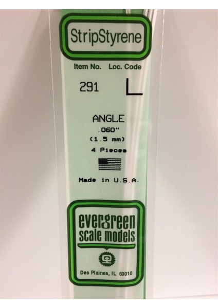 291 1,5*355 mm Köşebent-L CUBUK-4ADET -Beyaz