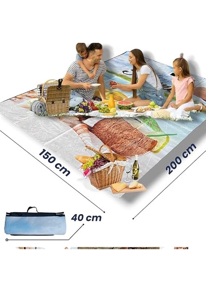 Örtüsü Battaniyesi Katlanabilir Kamp ve Plaj Zemin Matı Hasırı Katlanır Deniz Malzemeleri 150X200 cm fiyatları