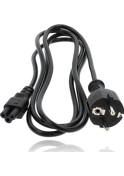 Adet Power Cable Güç Kablosu Güç Kablosu 1,8 M 3 Pin Kutuplu Dell Hp Lenovo Asus Acer Laptop Şarj Cihazı Tv Yazıcı Projektör Ekran Koruma Kontağı ile Şarj Kablosu Yonca Yaprağı Fiş fiyatları