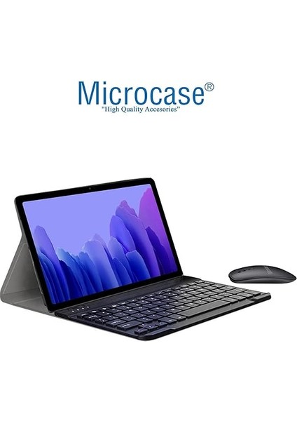 Samsung Galaxy Tab A7 T500 T505 T507 2020 10.4 Inch Tablet ile Uyumlu Bluetooth Klavye ve Mouse + Standlı Kılıf - Bkk6 fiyatları