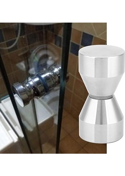 Duş Kapısı Topuzları - Tek Delikli Kapı Kolu 304 Paslanmaz Çelik Cam Kapı Kolu Yuvarlak Çekmece Kulpları Cam Çekmece Topuzları Kapı Çekme Kolu fiyatları