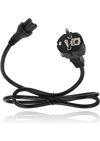 1 Adet Power Cable Güç Kablosu Güç Kablosu 1m 3 Pin Kutuplu Hp Lenovo Asus Acer Laptop Şarj Cihazı Tv Yazıcı Projektör Ekran Koruyucu Kontak Şarj Kablosu Yonca Yaprağı Fiş fırsatları