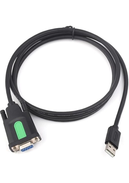 Orijinal FT232RL Ftdı Çip ile Endüstriyel USB RS232 Adaptörü, USB Tip A - RS232 Dişi Db9 (9 Pin) Kasiyer Kayıt, Modem, Tarayıcı, Dijital Kameralar Için Seri Dönüştürücü Kablosu, 1.5m