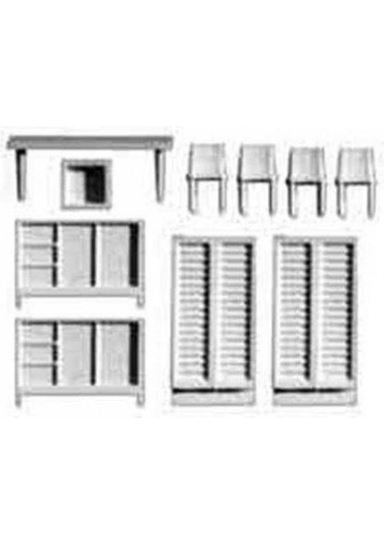 554007 1/50-4 Kışılık Yemek Odası Mobilyaları-Beya