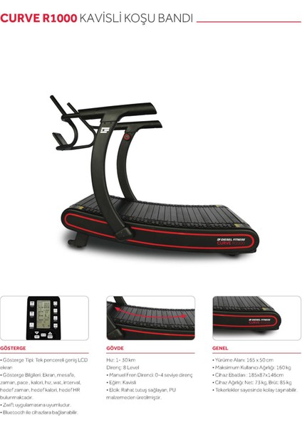 Curve R1000 Koşu Bandı fiyatları