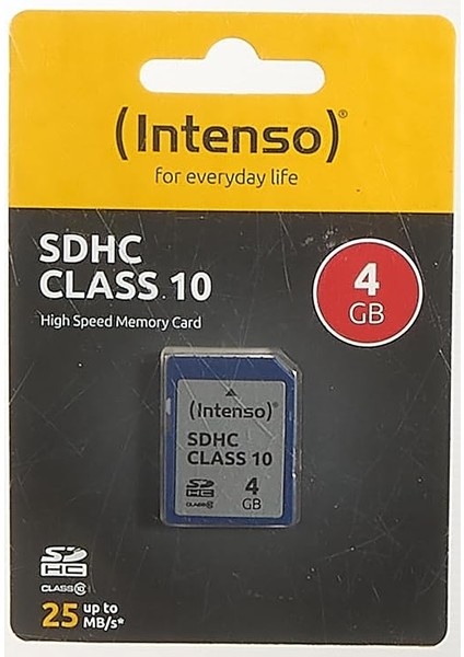 4gb Sdhc - 4gb Sdhc Bellek Kartı 20 Mb/s Sınıf 10 - Mavi indirimleri