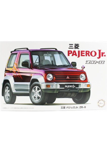 ID-116 04672 1/24 Ölçek, Mitsubishi Pajero Jr Zr-Iı, (Cam Boyama Maskesi Ile), Otomobil Plastik Model Kiti