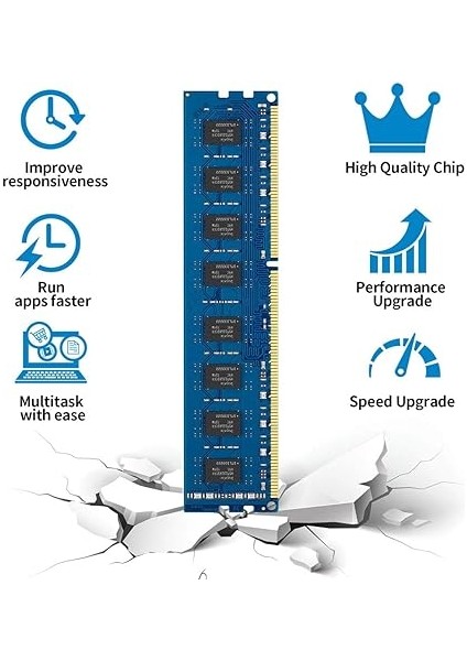 8gb Kit (2X4GB) 2rx8 PC3-10600U Ddr3 1333MHZ Dımm Ram 4gb Ddr3 10600 Pc3 1333 Udımm Cl9 1,5V 240-PIN Masaüstü Pc Bellek modelleri