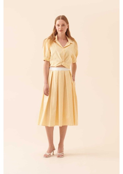 Midi Boy Pileli Etek Standart Renk Y2315006_089 modelleri