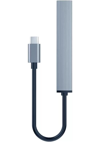 Type-C To 3 Portlu USB 3.0 Çoklayıcı Tf Micro Sd Kart Okuyucu Hub fırsatları