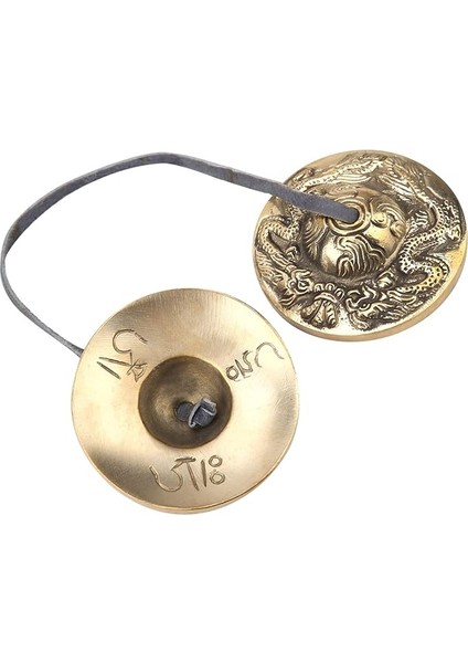 Yunxwd Tibet Meditasyon Çanı - El Işi Tibet Meditasyon Çanı Budist Vurmalı Enstrüman Anılar ve Şanslar Için Sağlam Kayışlı (Ssangyong)