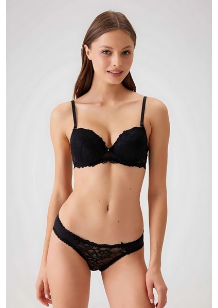 Balenli Desteksiz Sütyen Takımı 4560