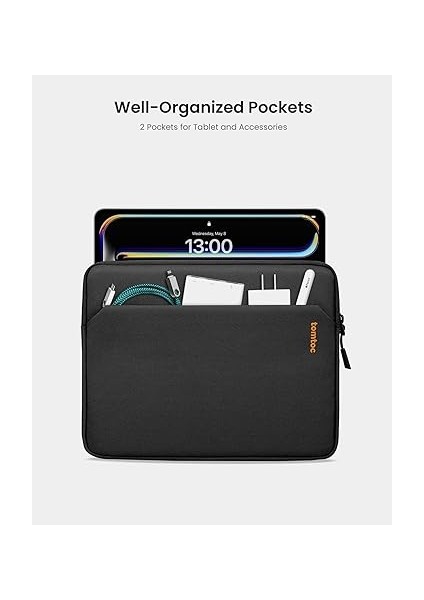 13 Inç iPad Pro M4 OLED 2024, 13 Inç iPad Air M2 2024, 12,9 Inç iPad Pro M2&m1, Surface Pro 10/9 Için Ince Tablet Kılıfı, Aksesuar Bölmeli Kılıf, Magic/smart Keyboard Folio'ya Uyar fiyatları