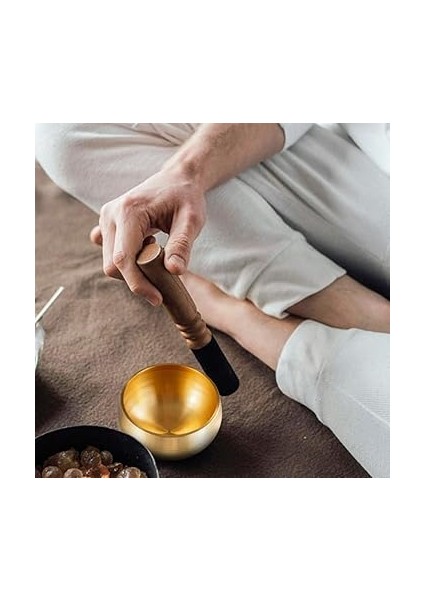 Bless El Yapımı Tibet Şarkı Kase Seti - Meditasyon, Yoga ve Çakra Dengeleme Için Nepal Ses Kasesi, Dekoratif Farkındalık Hediyesi (11 Cm/4,3 Inç) modelleri