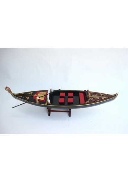 Gianhien FB0008BP Siyah Gondol Ahşap Hazır Kayık Maketi fiyatları