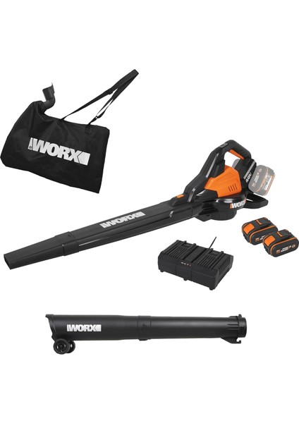 WG583E 40V 3’ü 1 Arada Yaprak Üfleme & Emme ve Parçalama – Güç ve Konfor Bir Arada