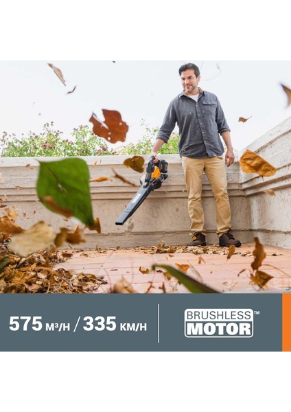 WG583E 40V 3’ü 1 Arada Yaprak Üfleme & Emme ve Parçalama – Güç ve Konfor Bir Arada