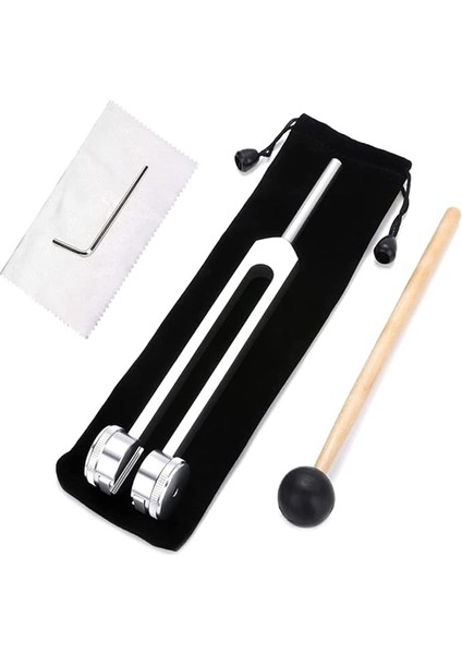 128 Hz Tuning Çatal Ağırlıklı - Terapi Için Akustik Tuning Çatalı 128 Hz Akustik Kaydırıcı Tuning Çatalı