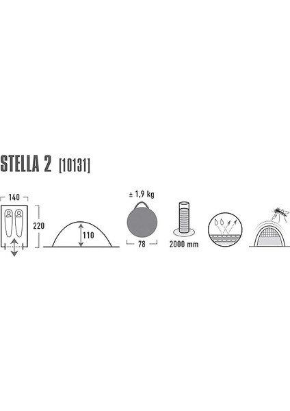 Peak Stella 2 Kişilik Kamp Çadırı fiyatları