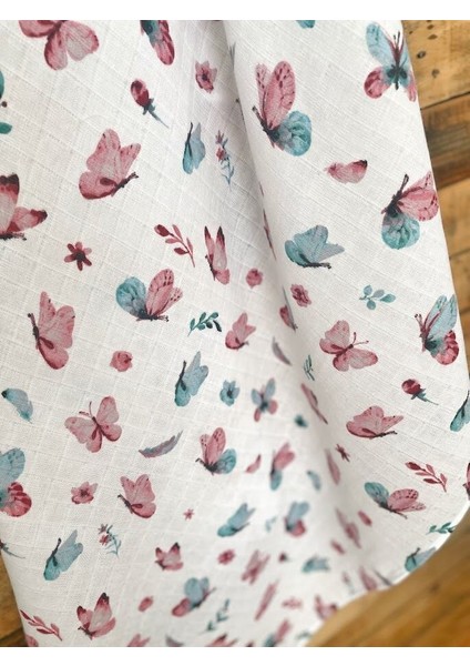Gül Kurusu Kelebekler Müslin Örtü fiyatları