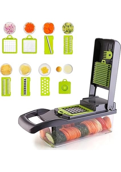 Sebze Kesici Meyve Dilimleme Çok Fonksiyonlu Patates Soyucu Havuç Rende Sarımsak Kırıcı Mutfak Akuarları fırsatları