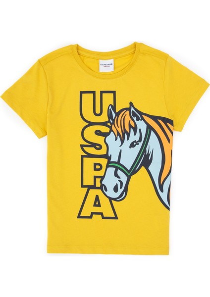 Erkek Çocuk Koyu Sarı Tişört 50316479-VR094