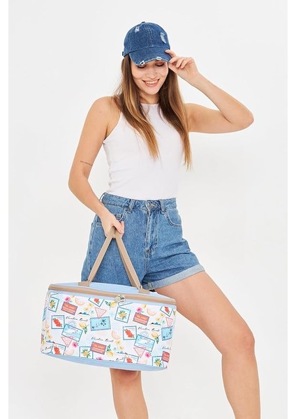 22 Litre Piknik/kamp Çantası Sepeti. Termal Termos Çanta (Sıcak-Soğuk Koruma Sağlar) Celine fırsatları