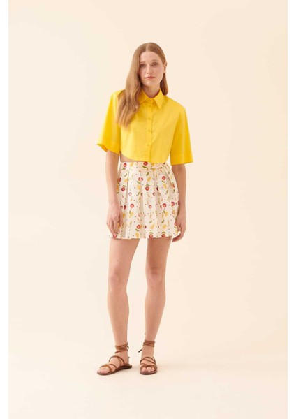 Desenli Mini Etek Standart Renk Y2315039_089 modelleri